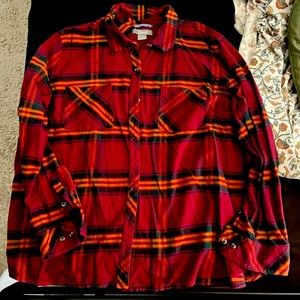 2 flannels. NWOT